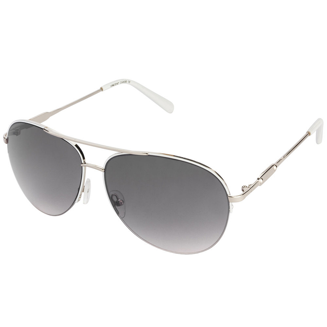Vincent Chase Online Silver Half Rim Aviator right side