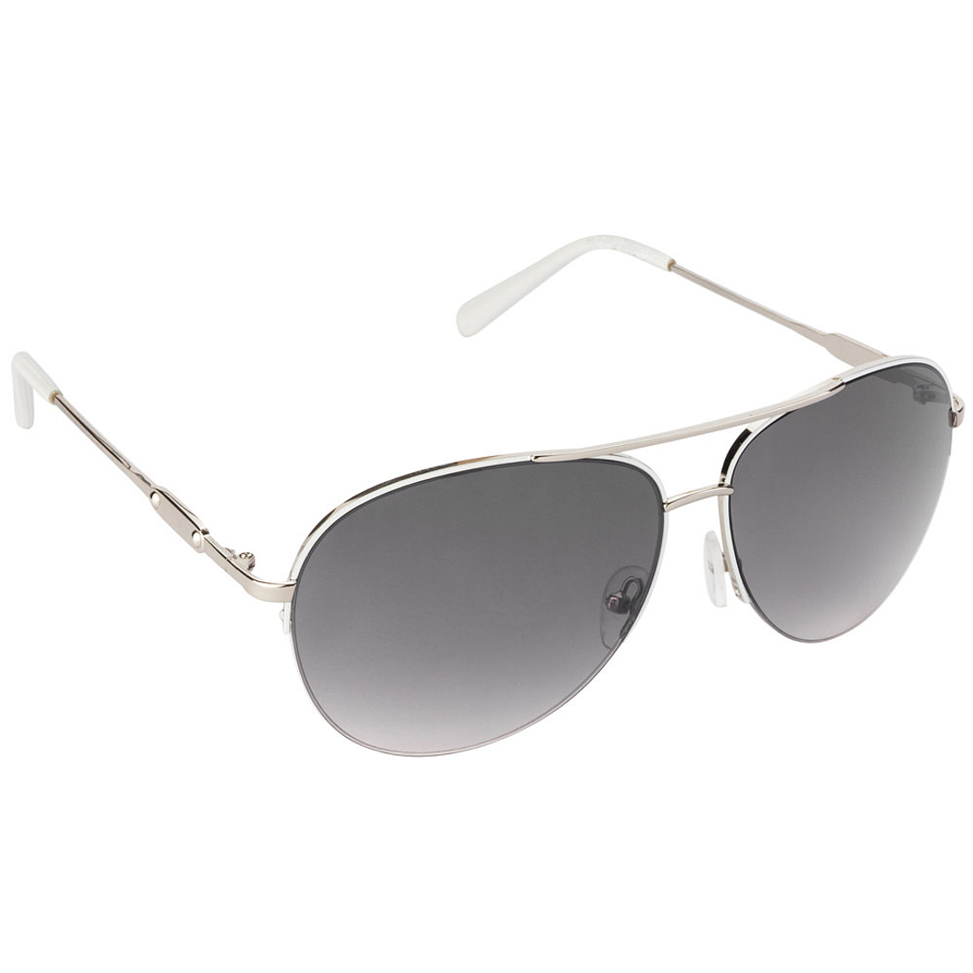 Vincent Chase Online Silver Half Rim Aviator left side