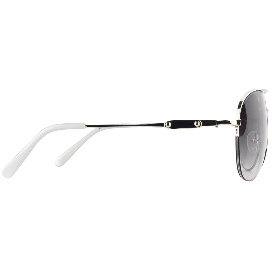Vincent Chase Online Silver Half Rim Aviator right side