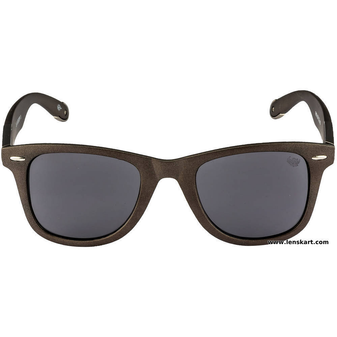 BRANDED Light Brown Full Rim Square right side