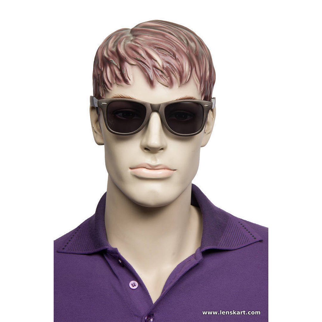 BRANDED Light Brown Full Rim Square right side