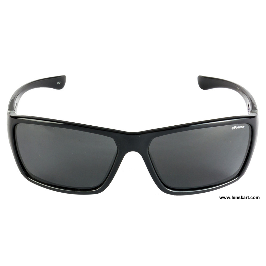 Polaroid Black Full Rim Round left side