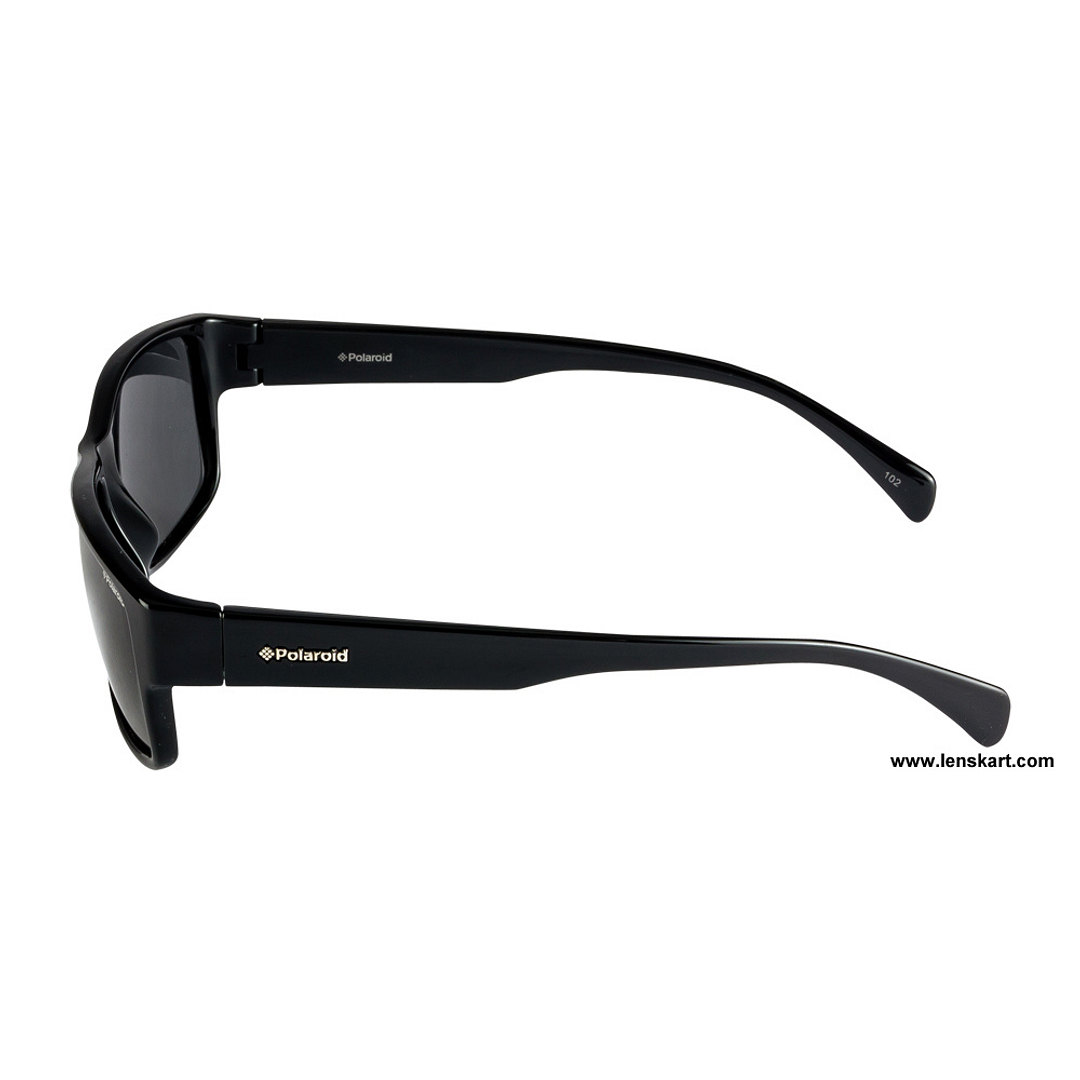 Polaroid Black Full Rim Round right side