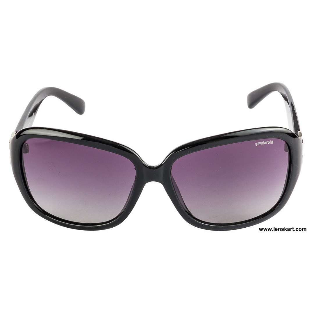Polaroid Black Full Rim Round left side