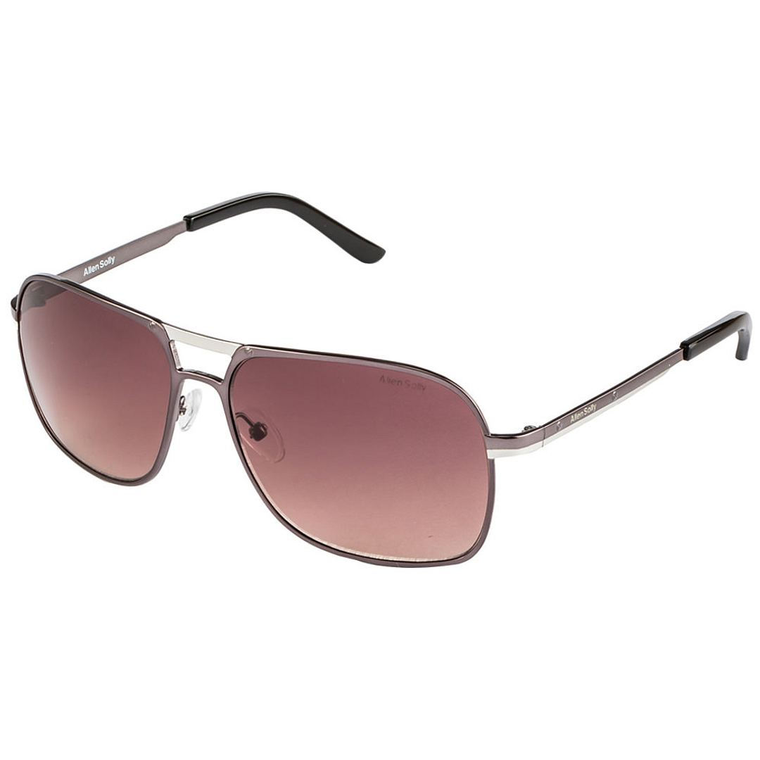 BRANDED Dark Gunmetal Full Rim Rectangle right side