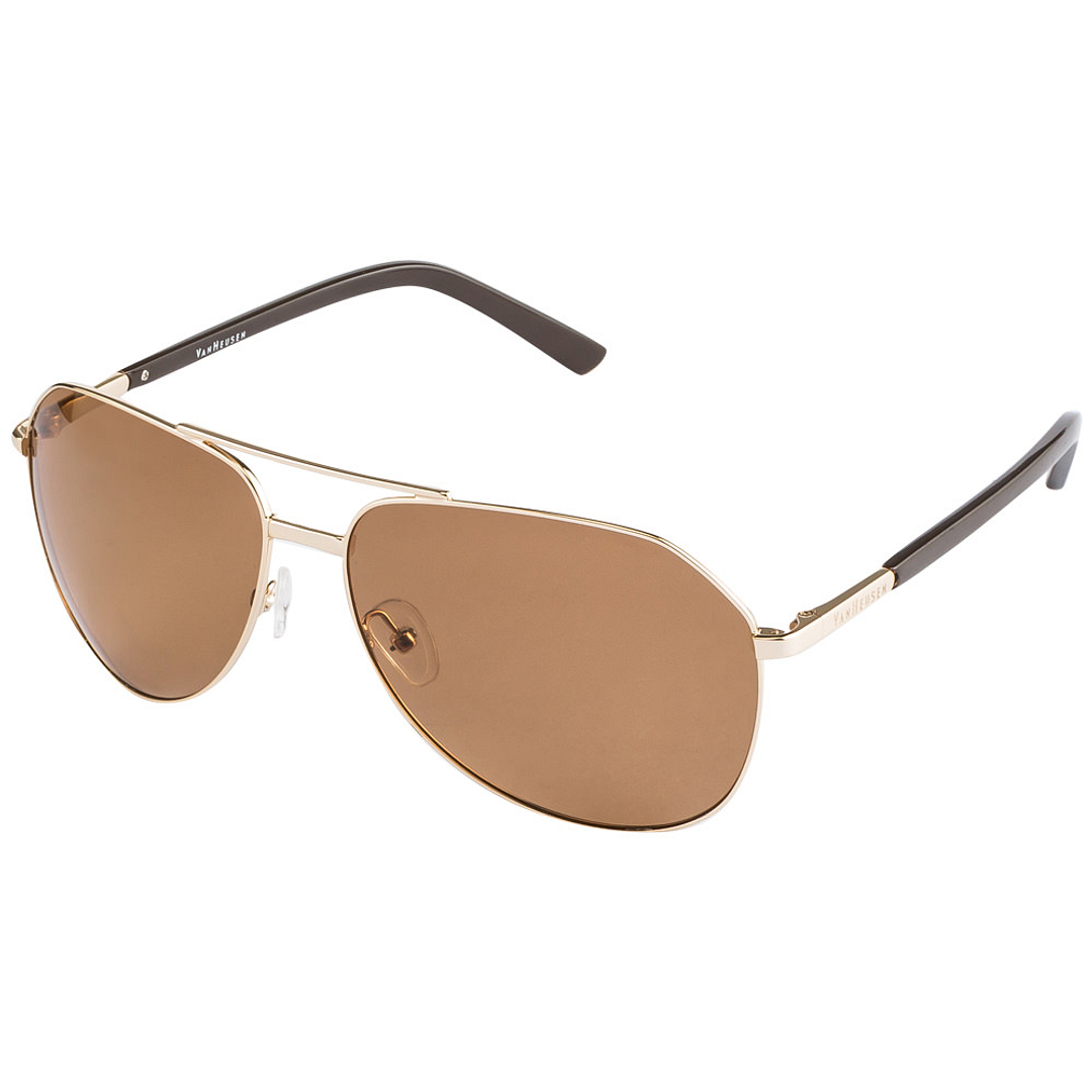 BRANDED Gold Full Rim Aviator right side