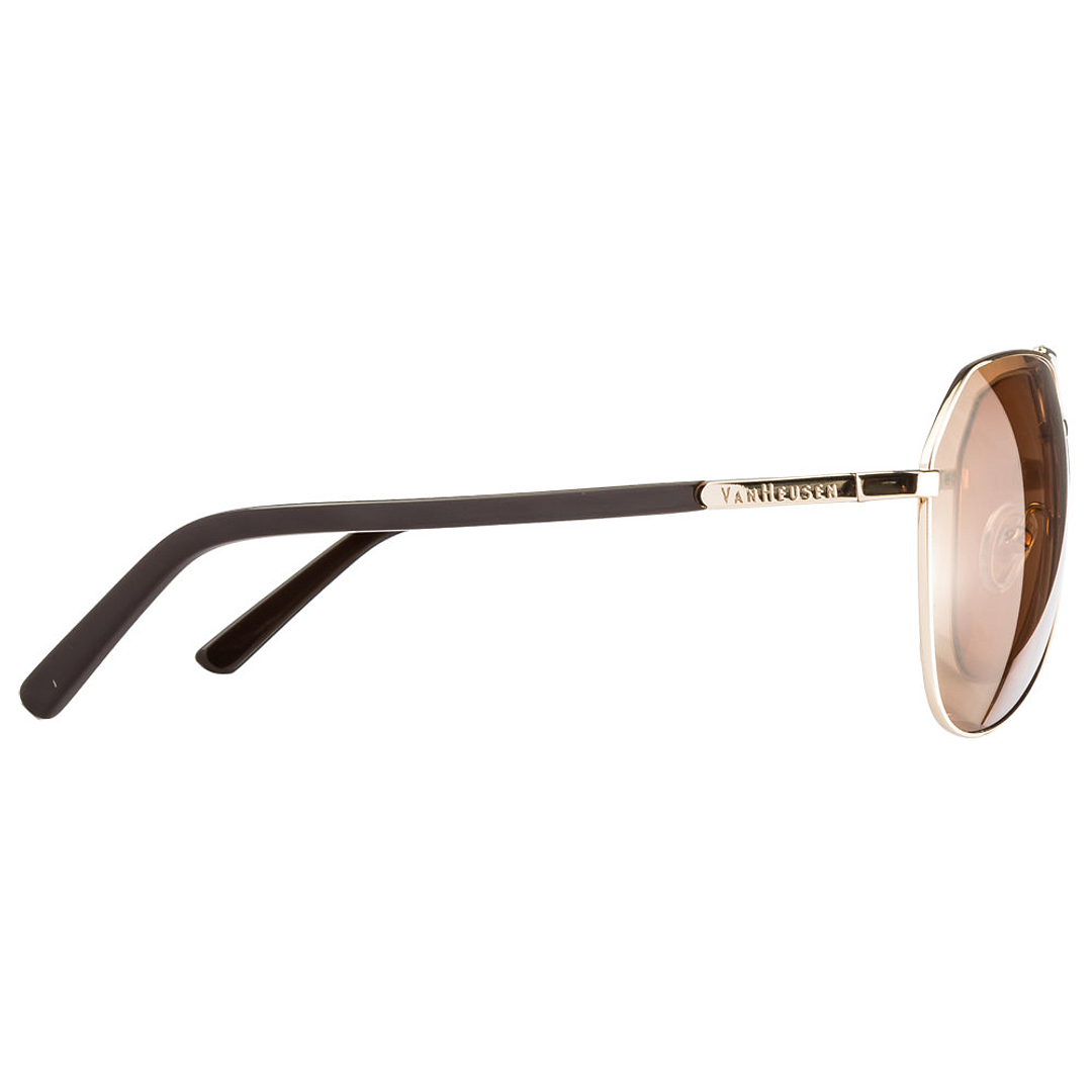 BRANDED Gold Full Rim Aviator right side