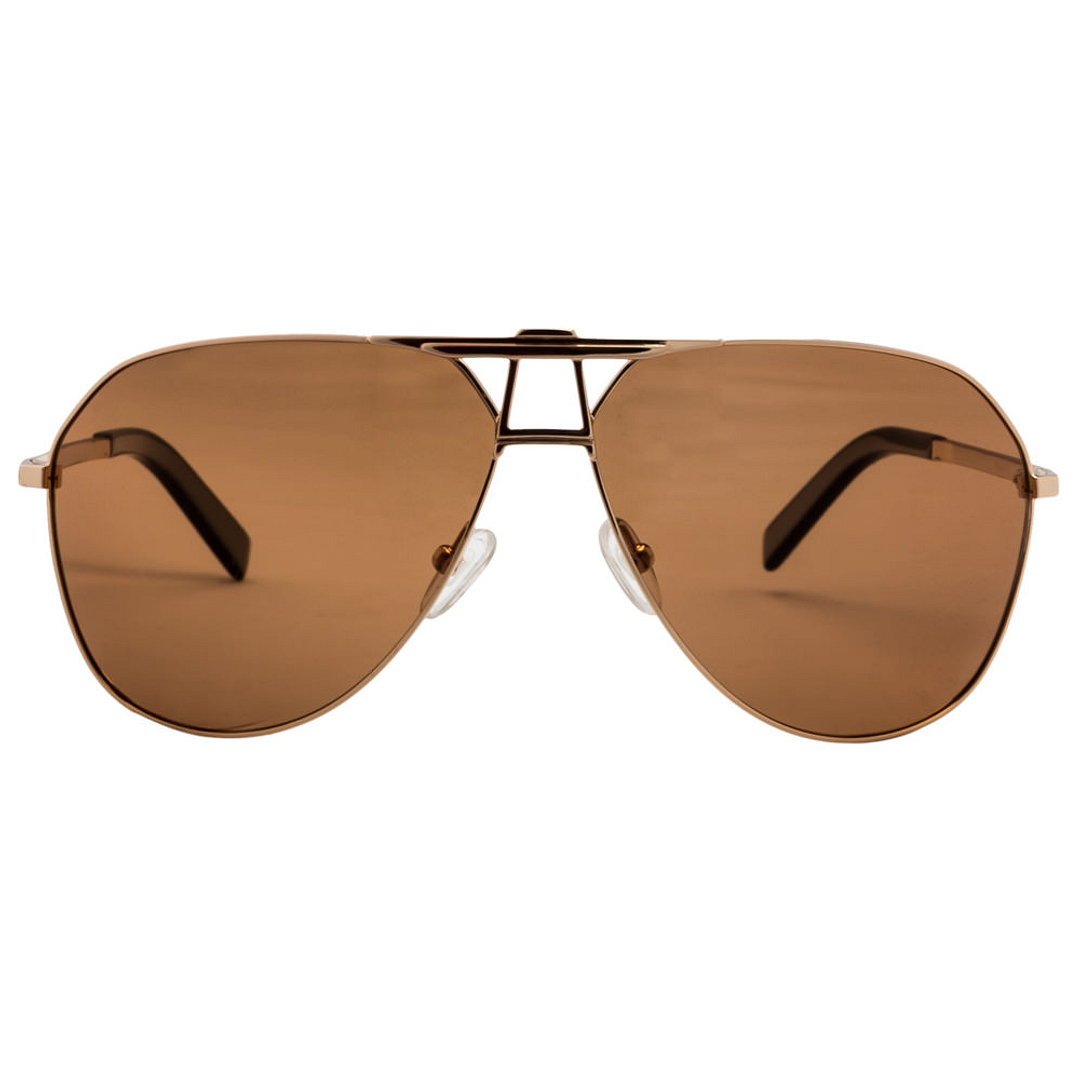BRANDED Gold Full Rim Aviator right side