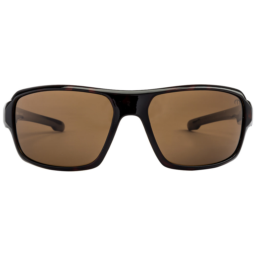 BRANDED Light Brown Full Rim Rectangle left side