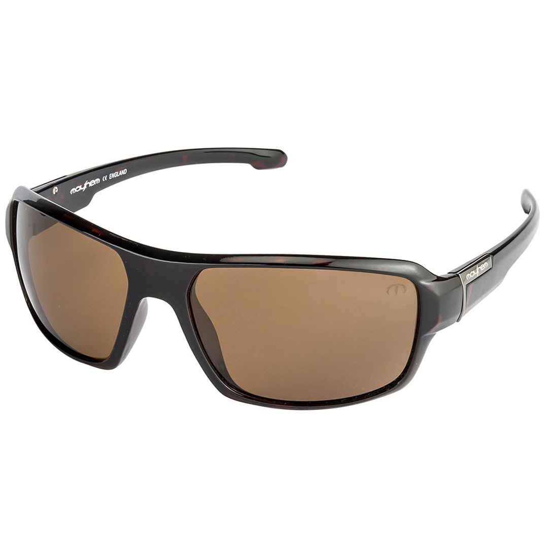 BRANDED Light Brown Full Rim Rectangle left side