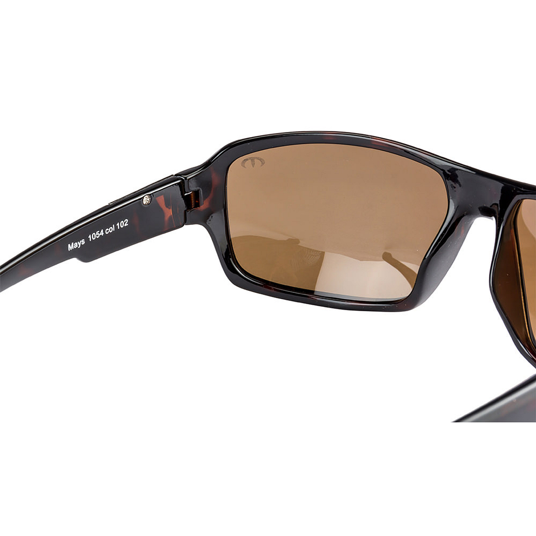 BRANDED Light Brown Full Rim Rectangle right side