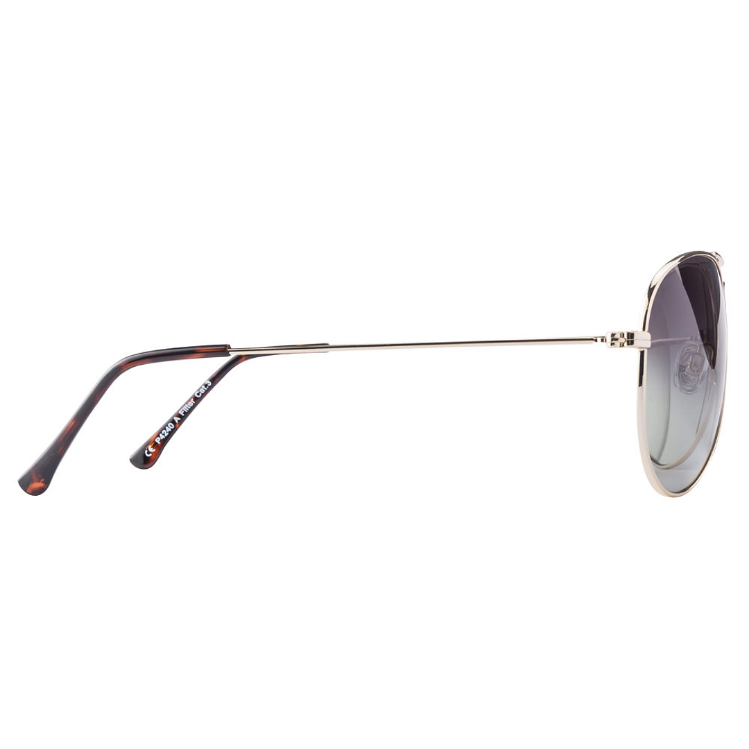 Polaroid Gold Full Rim Aviator right side