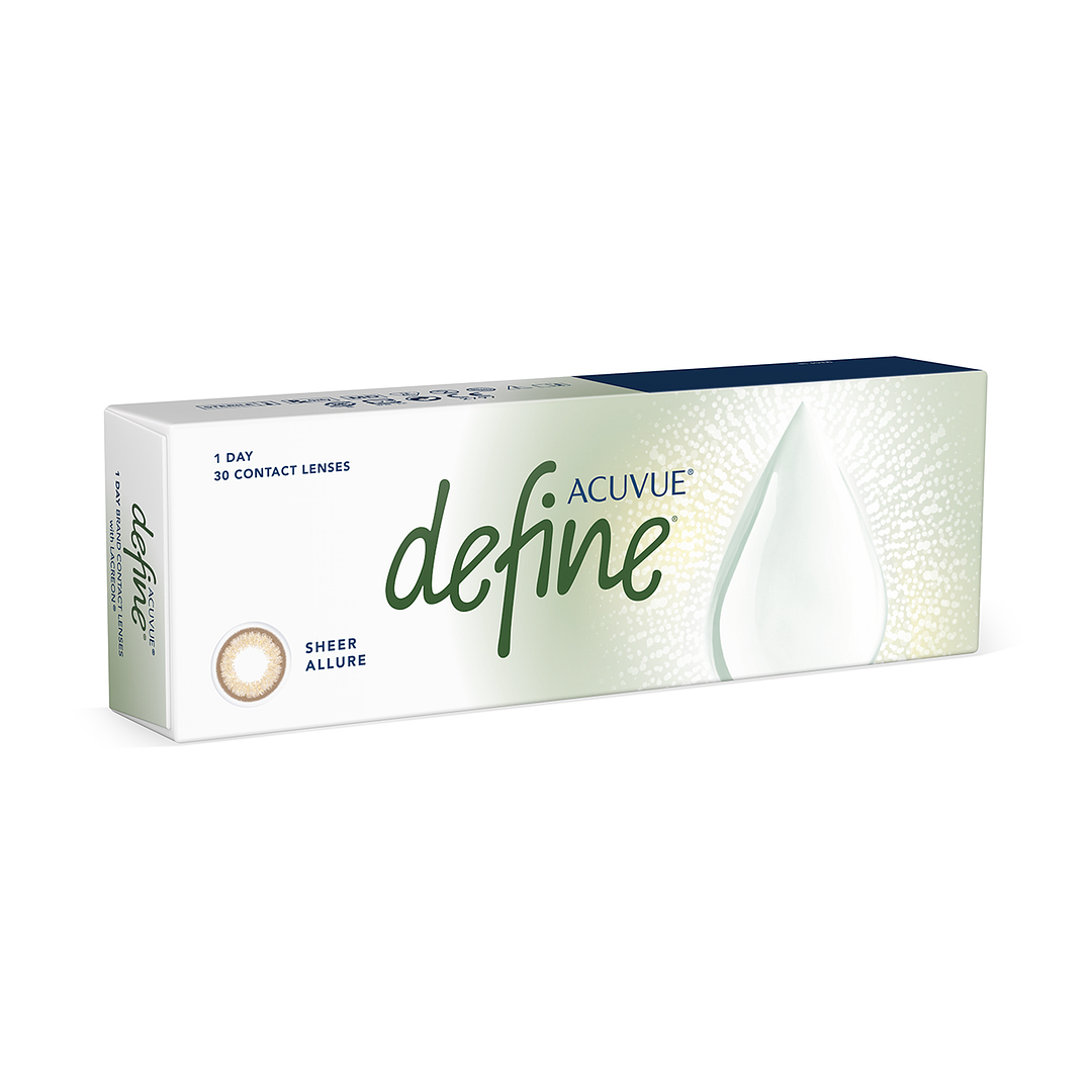 Acuvue 1 Day Acuvue Define With Lacreon Sheer Allure left side