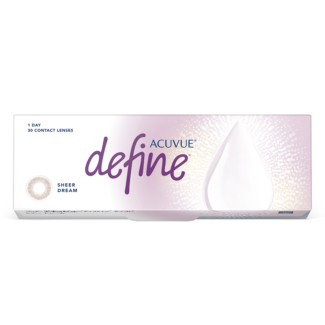 Acuvue 1 Day Acuvue Define With Lacreon Sheer Dream Plano right side