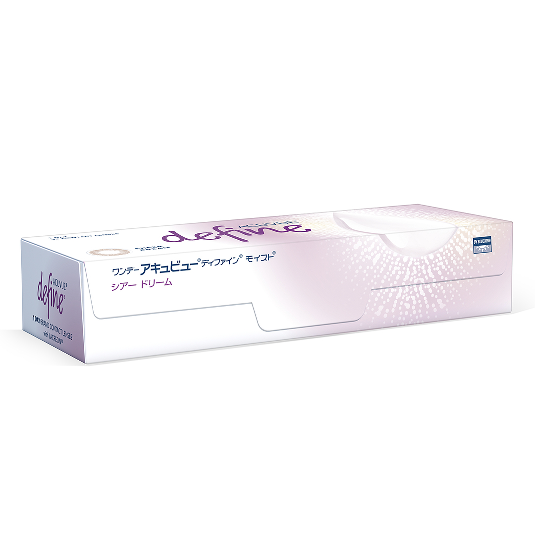 Acuvue 1 Day Acuvue Define With Lacreon Sheer Dream Plano right side