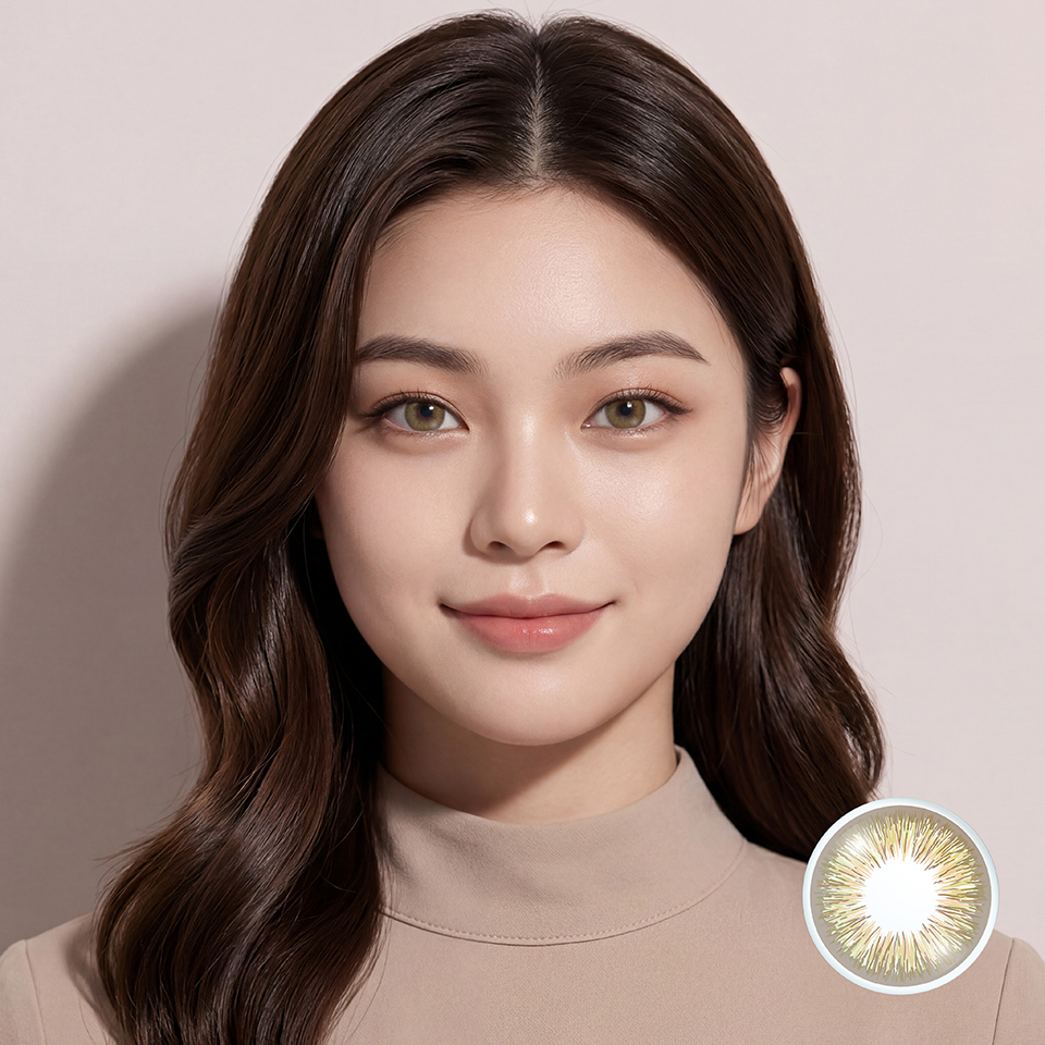 Acuvue Acuvue 1 Day Define Fresh Hazel Zero Power left side