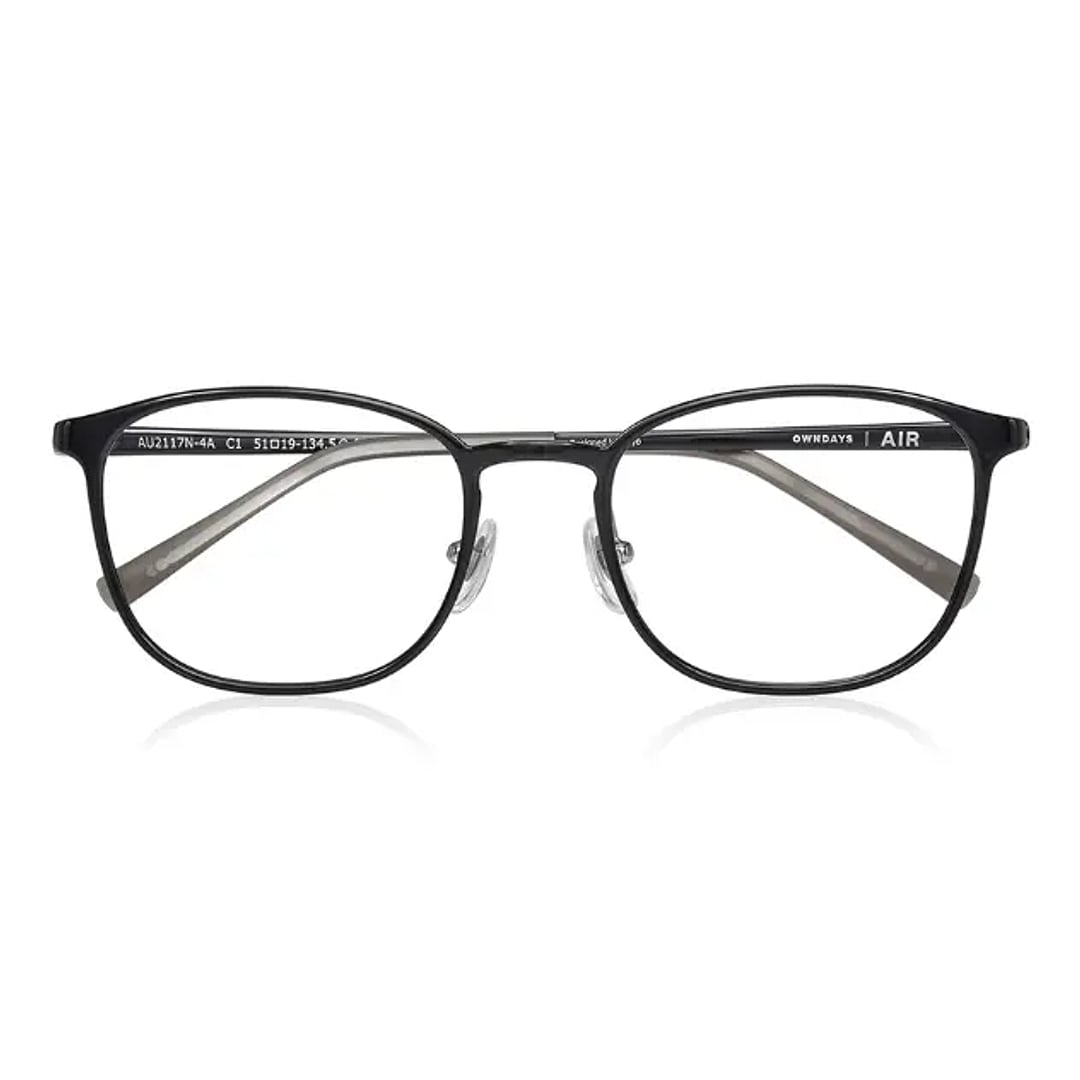 OWNDAYS | AIR Black Full Rim Wellington right side