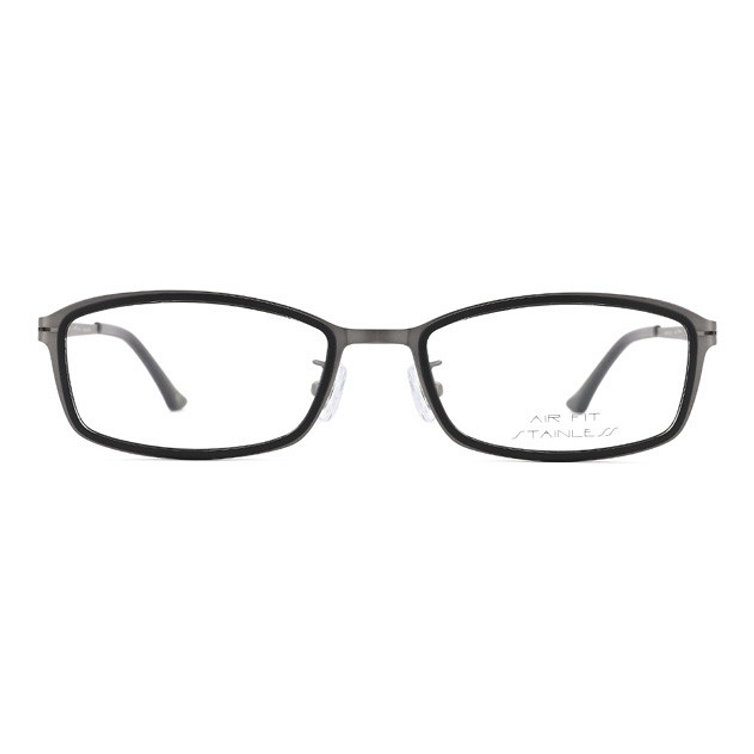 OWNDAYS | AIR Mid Gunmetal Full Rim Rectangle right side