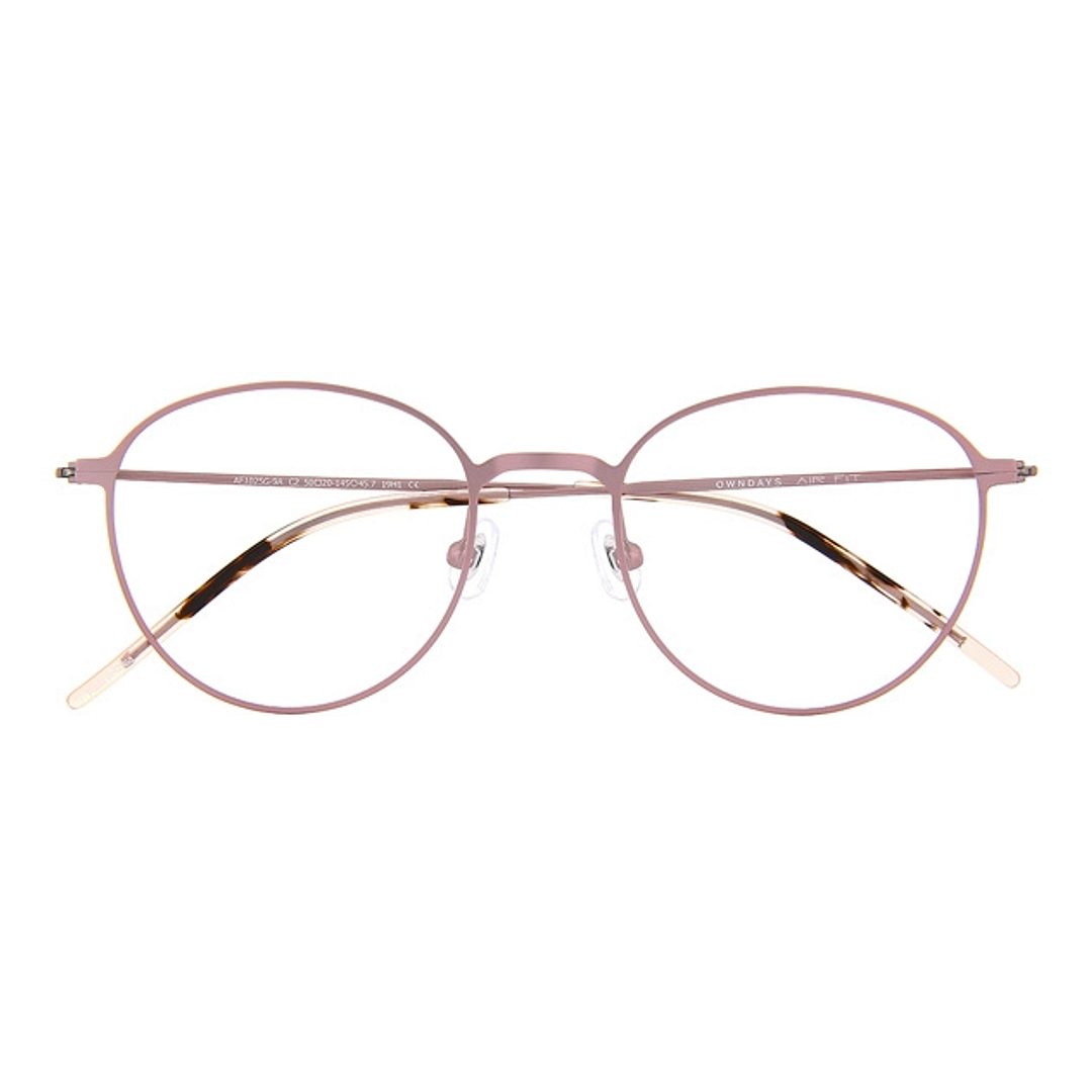 OWNDAYS | AIR Pink Full Rim Round right side