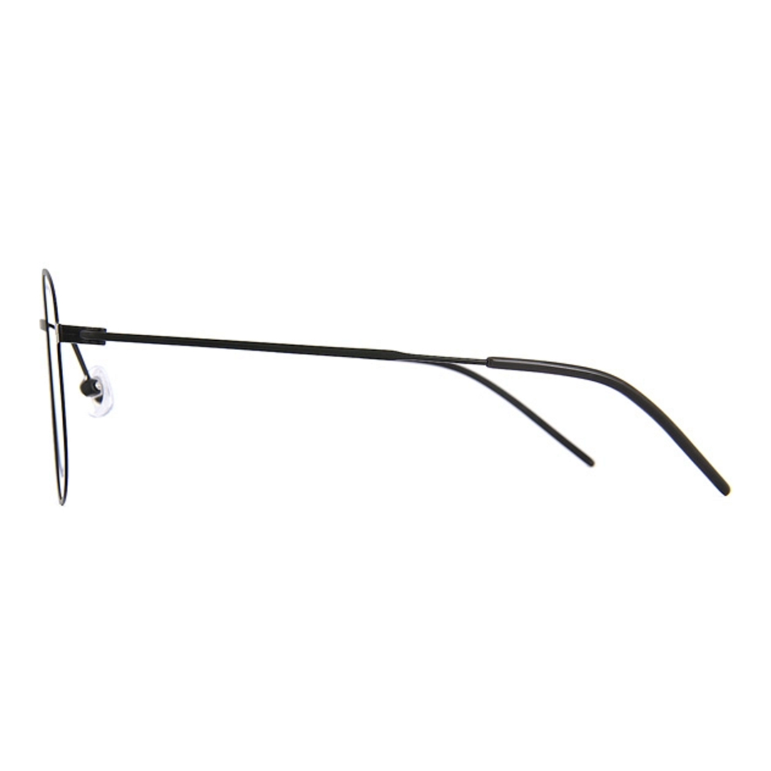 OWNDAYS | AIR MATTE BLACK Full Rim Round left side