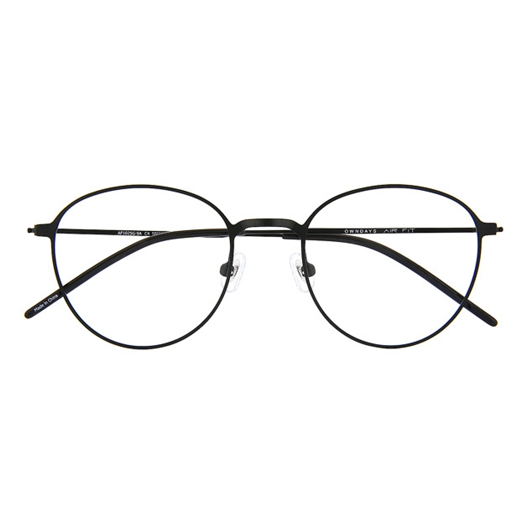 OWNDAYS | AIR MATTE BLACK Full Rim Round right side