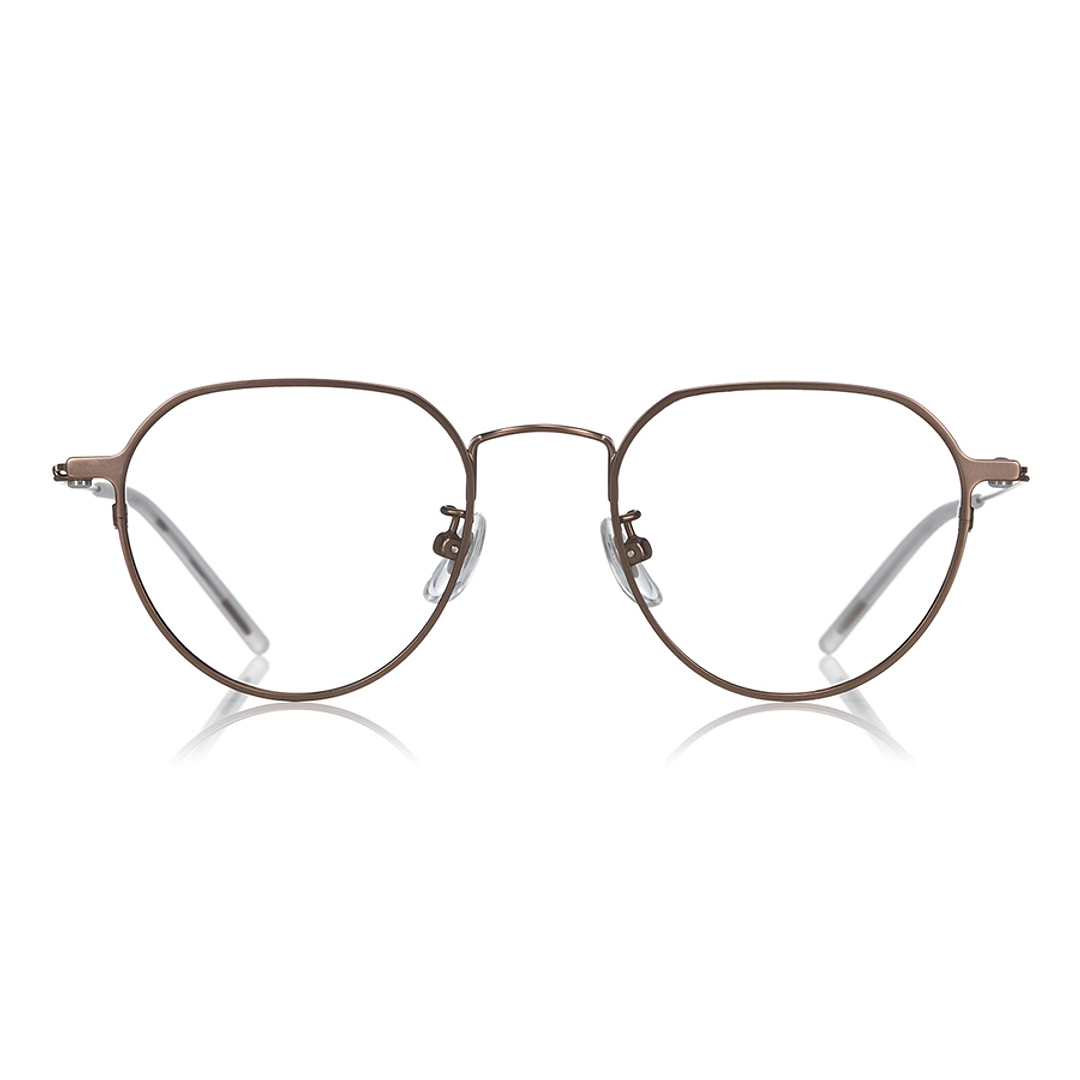 OWNDAYS | AIR Light Brown Full Rim Boston right side