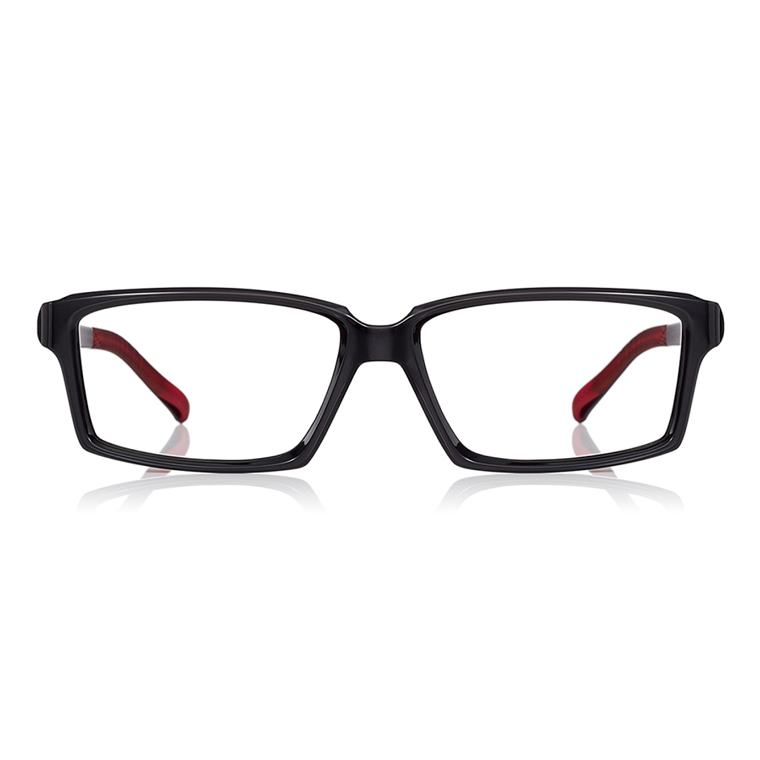 OWNDAYS | MOVE Black Full Rim Rectangle right side