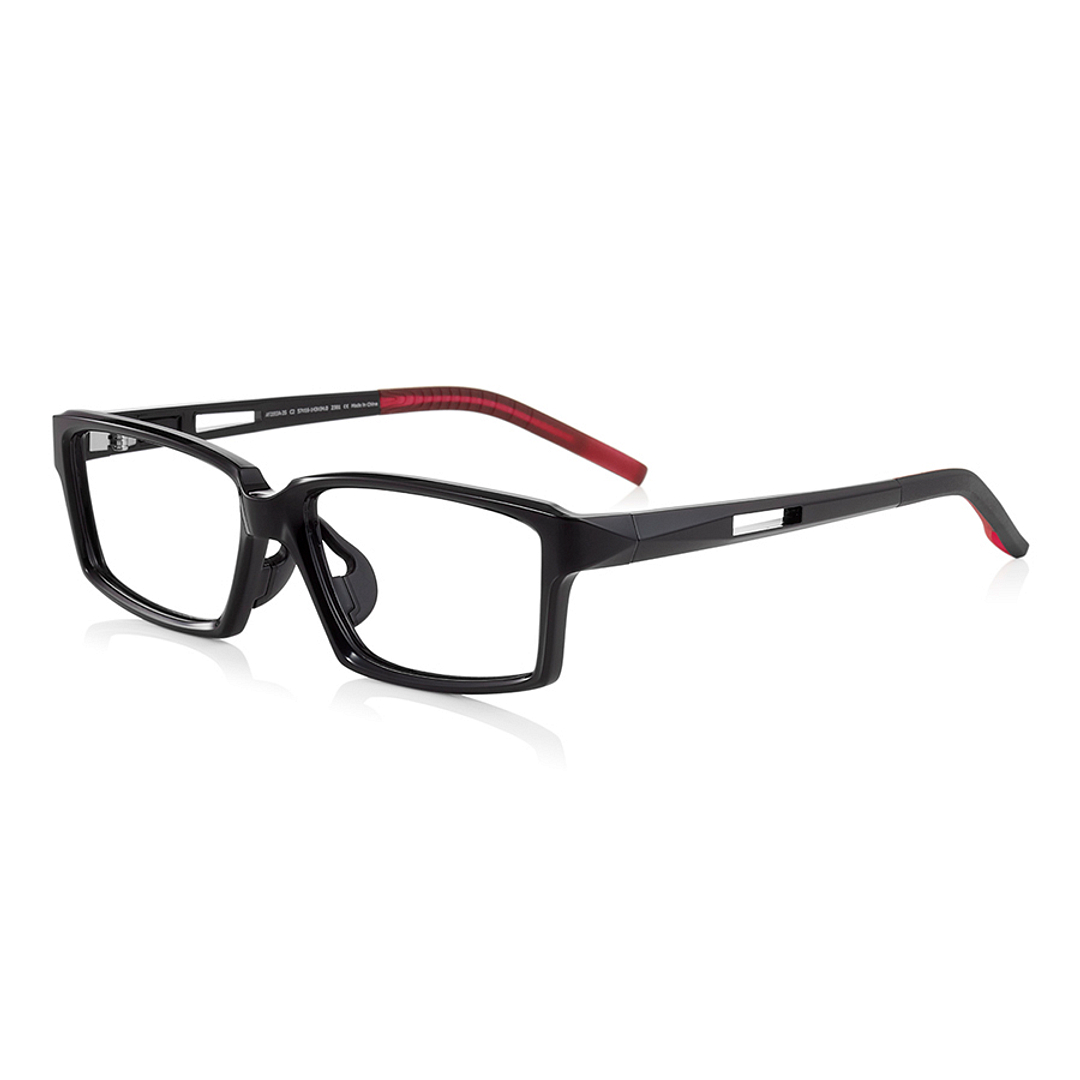 OWNDAYS | MOVE Black Full Rim Rectangle left side