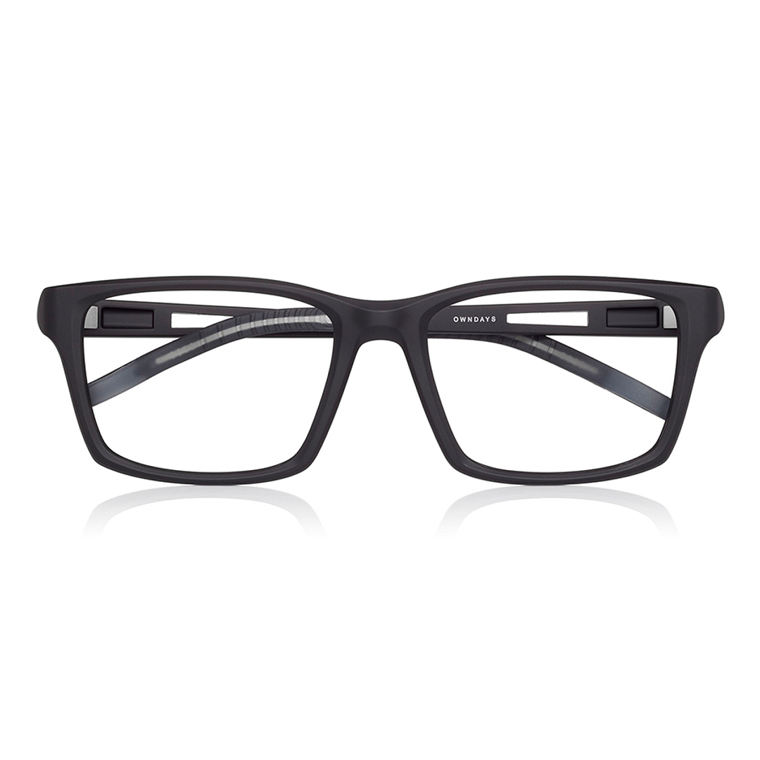 OWNDAYS | AIR Matte Black Full Rim Wellington right side