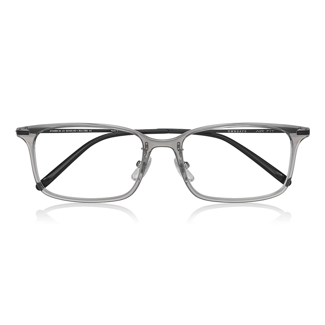 OWNDAYS | AIR Gray Full Rim Rectangle right side