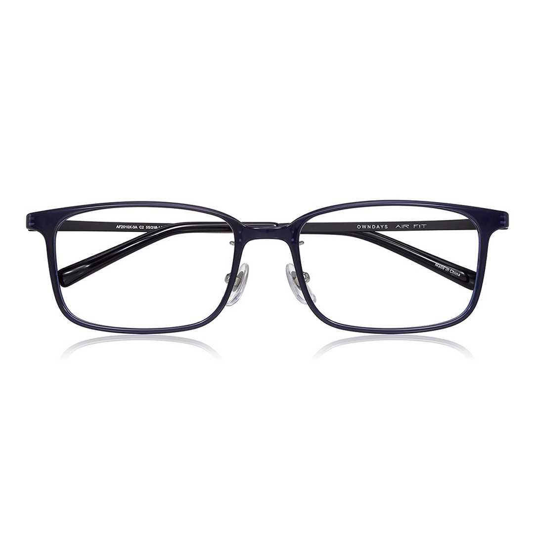 OWNDAYS | AIR Navy Blue Full Rim Rectangle right side