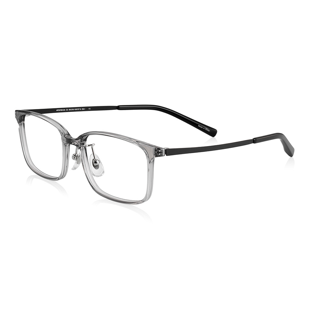 OWNDAYS | AIR Light Gray Full Rim Rectangle left side