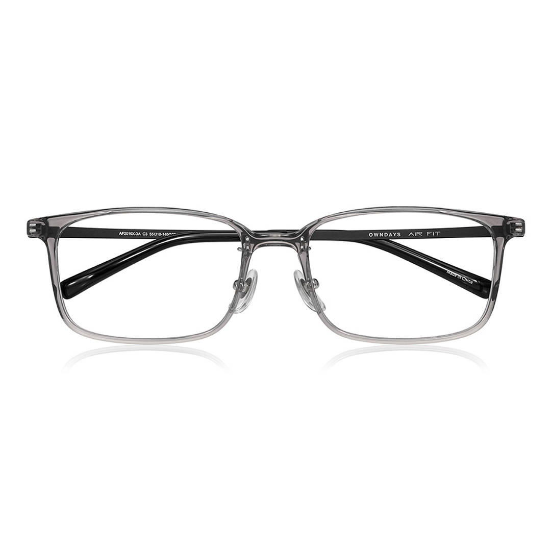 OWNDAYS | AIR Light Gray Full Rim Rectangle right side