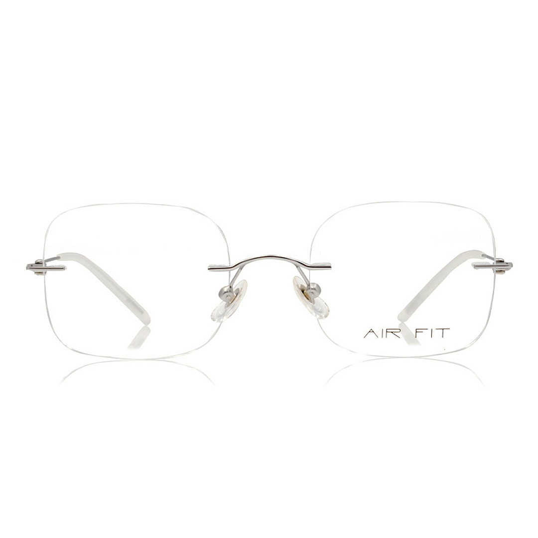 OWNDAYS | AIR Silver Rimless Rectangle right side