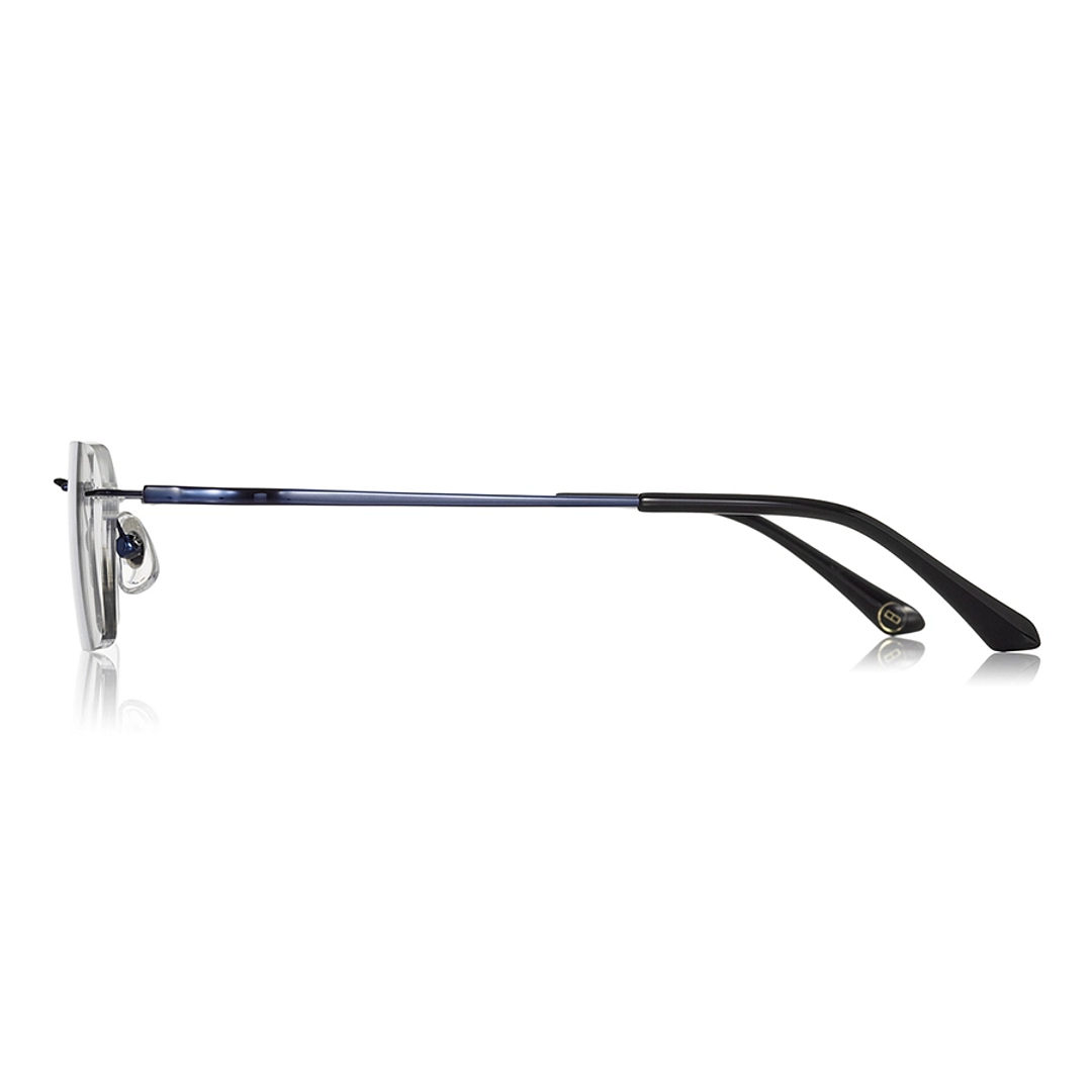 OWNDAYS | AIR Navy Rimless Rectangle left side