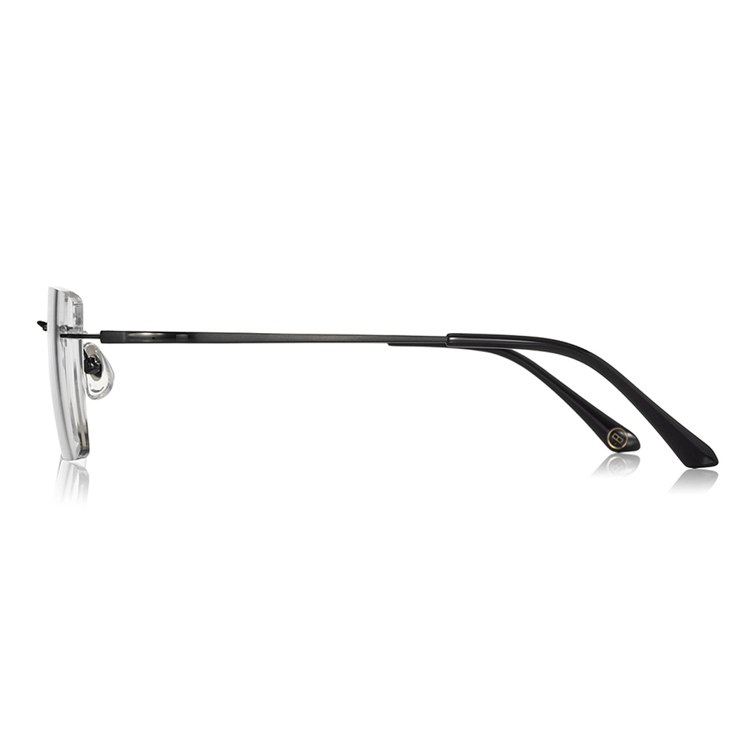 OWNDAYS | AIR Black Rimless Wellington left side