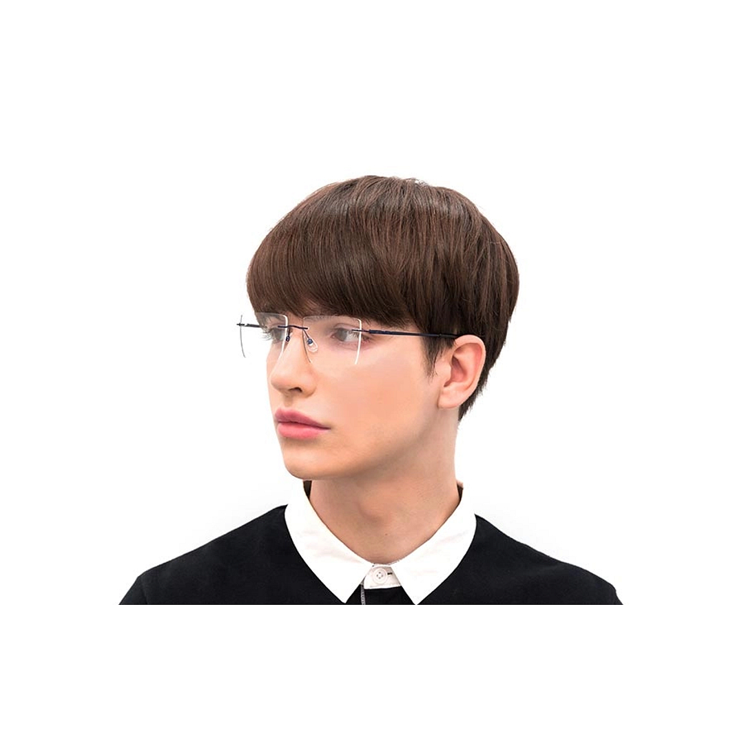 OWNDAYS | AIR Black Rimless Wellington right side