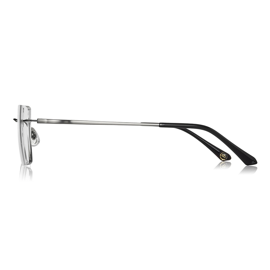 OWNDAYS | AIR Silver Rimless Wellington left side