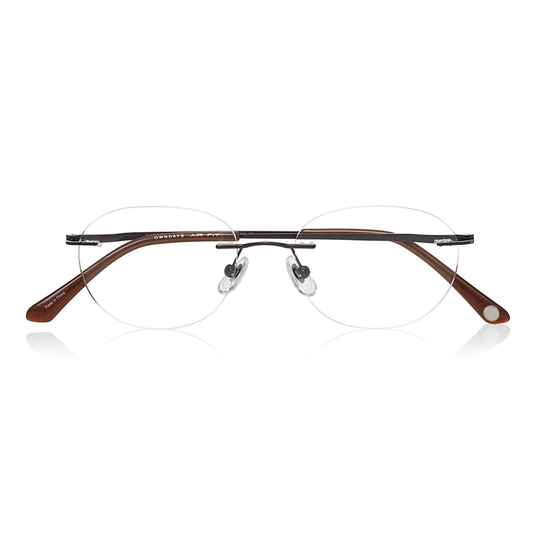 OWNDAYS | AIR Dark Brown Full Rim Oval right side