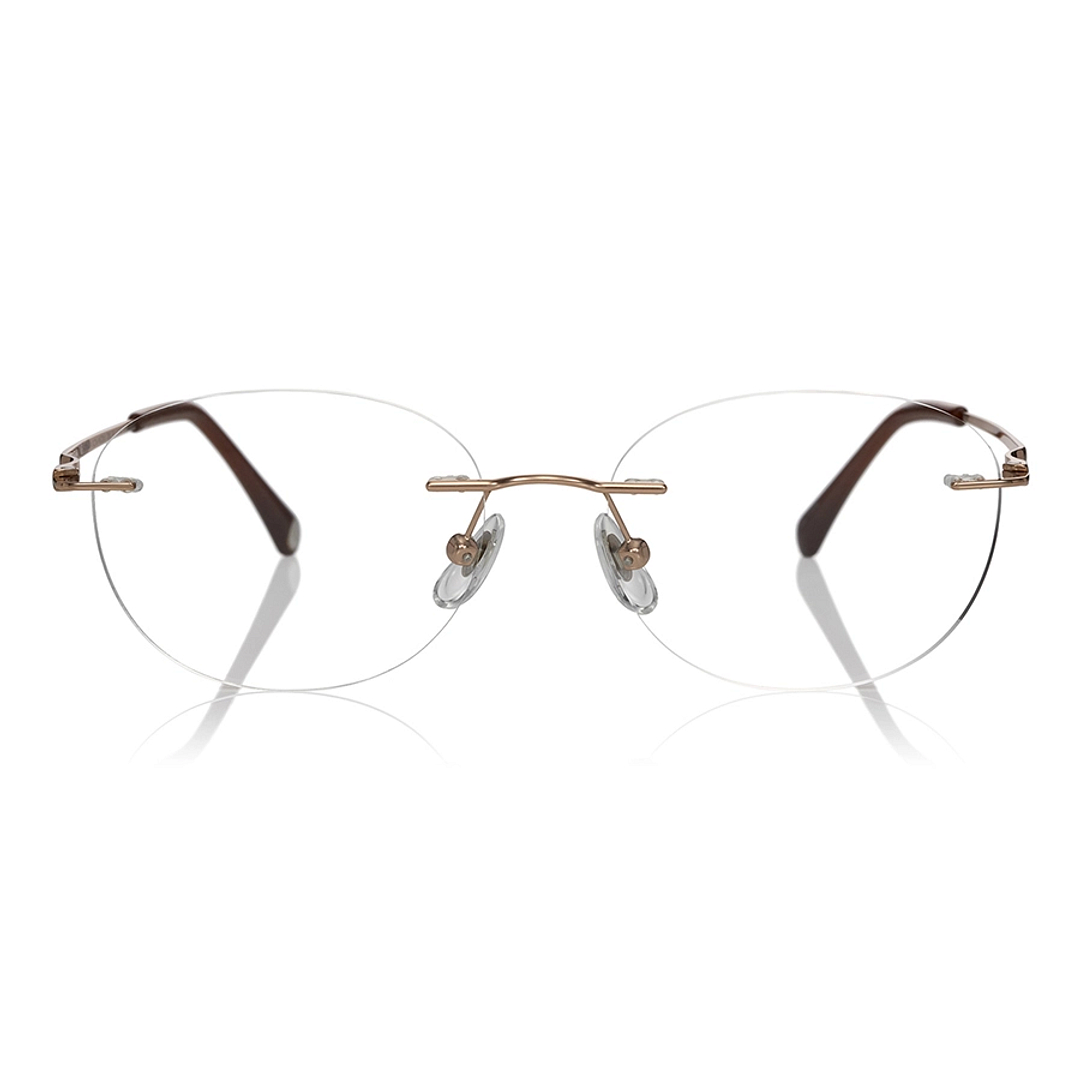 OWNDAYS | AIR Pink Full Rim Oval right side