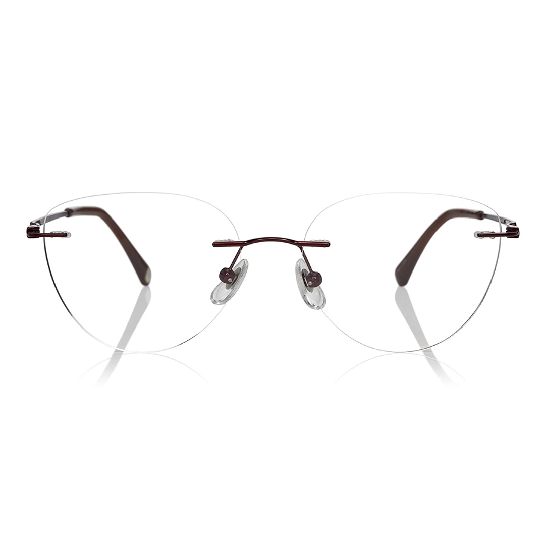 OWNDAYS | AIR Wine Rimless Fox right side