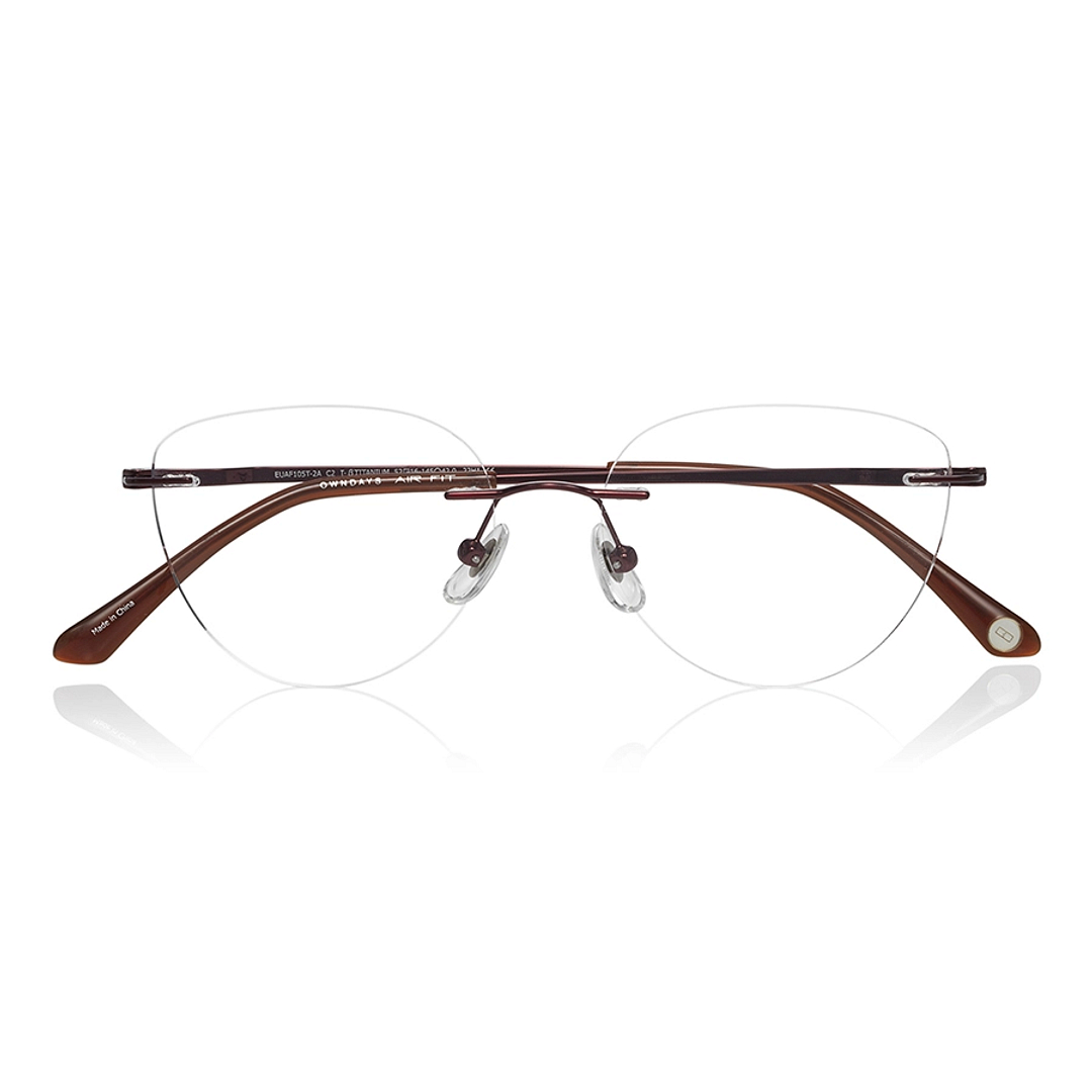 OWNDAYS | AIR Wine Rimless Fox right side
