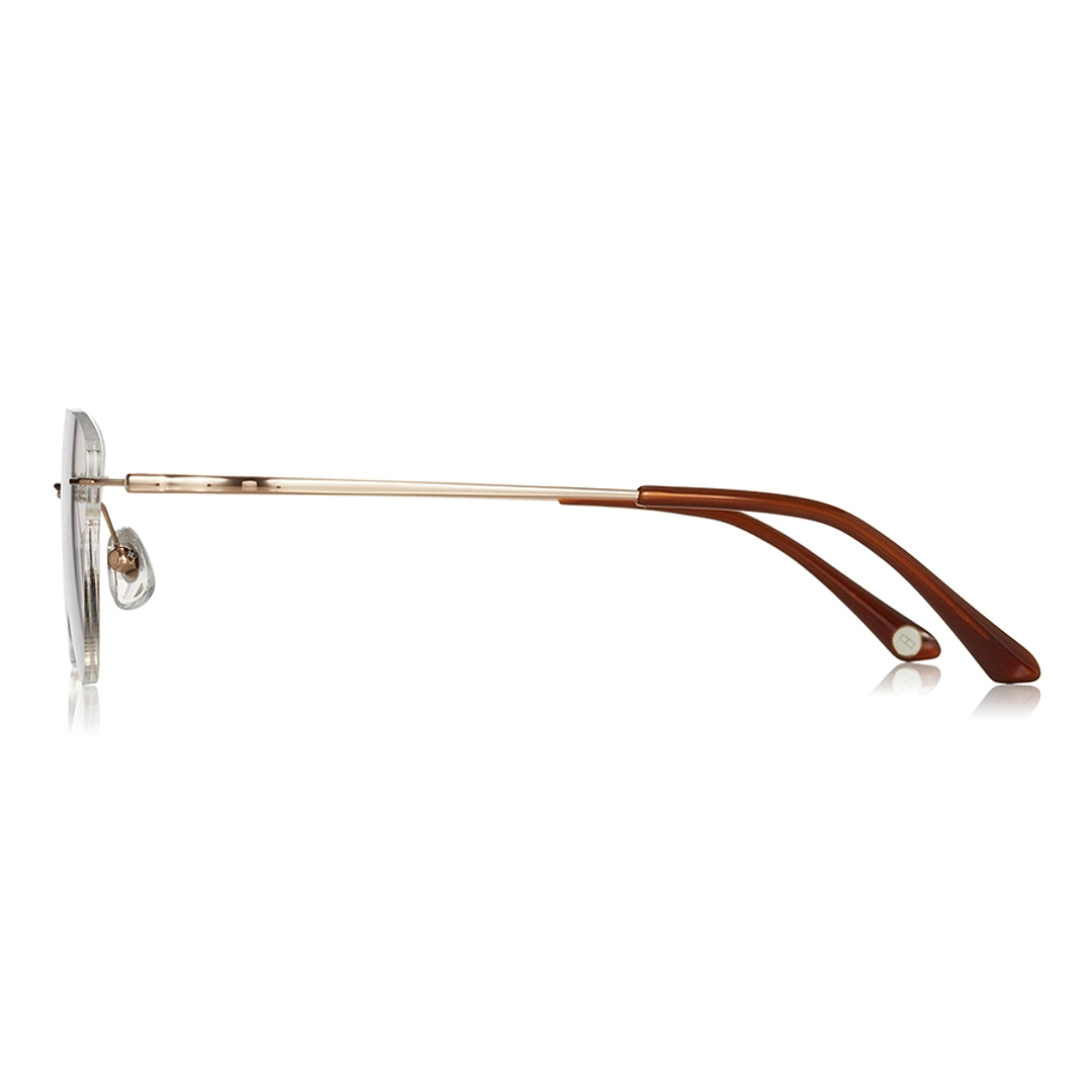 OWNDAYS | AIR Pink Rimless Fox left side