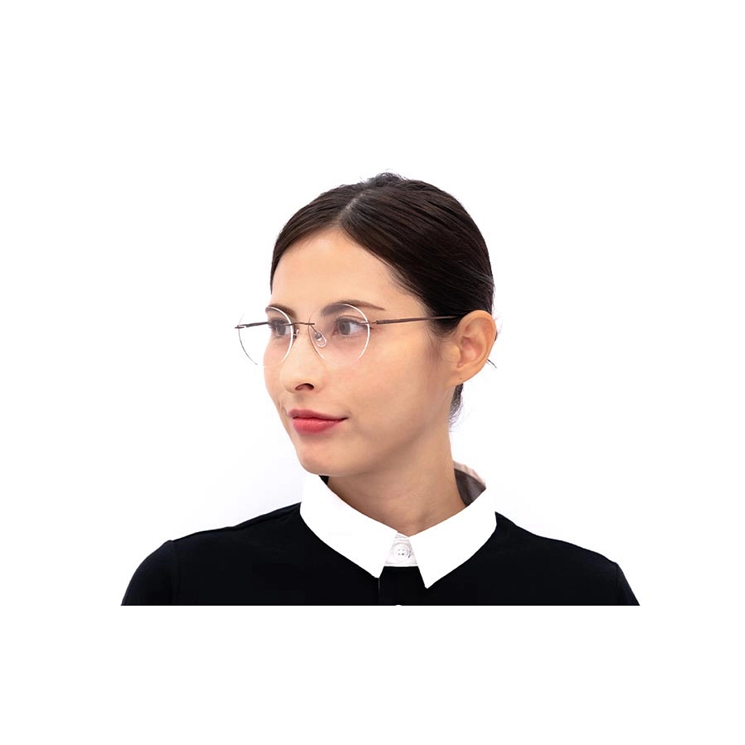 OWNDAYS | AIR Pink Rimless Boston right side