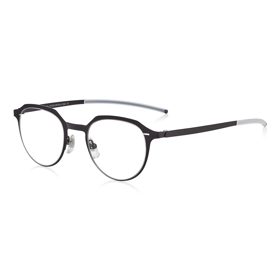 OWNDAYS | AIR Black Full Rim Boston left side