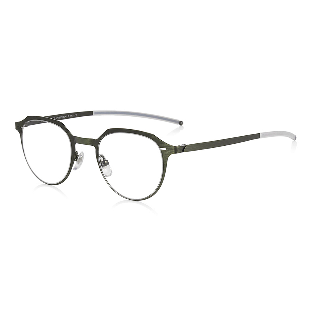 OWNDAYS | AIR Tan Brown Full Rim Boston left side