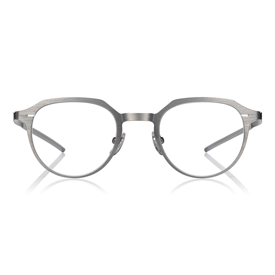 OWNDAYS | AIR Mid Gunmetal Full Rim Boston right side