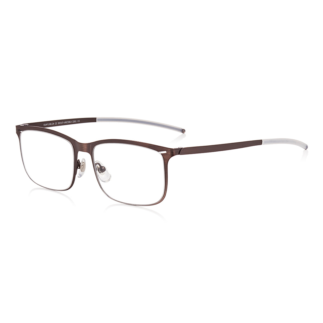 OWNDAYS | AIR Matte Brown Full Rim Wellington left side