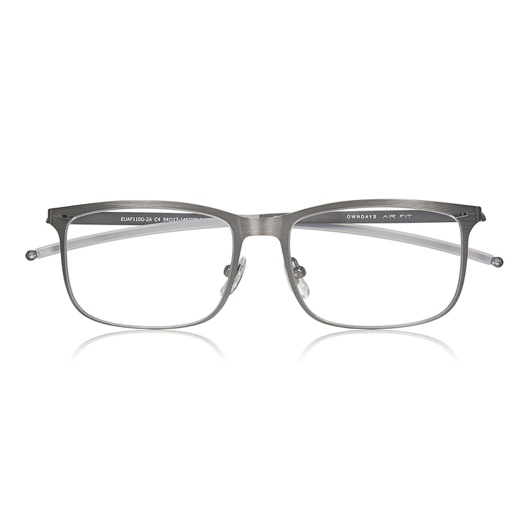 OWNDAYS | AIR Matte Silver Full Rim Wellington right side