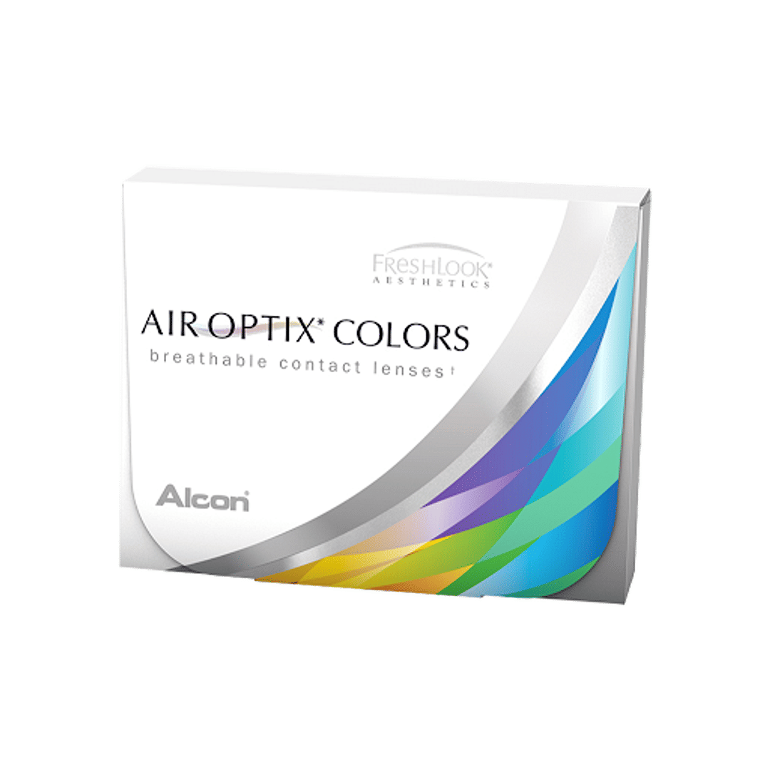 Alcon Air Optix Colors Gray Monthly 2LP Alcon left side